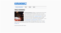 Desktop Screenshot of kurianowicz.com